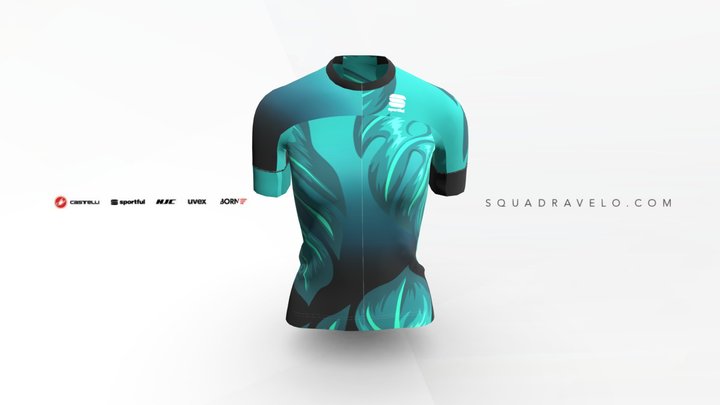 SQV 0710878 BODYFIT TEAM W JERSEY MONSTERA 3D Model