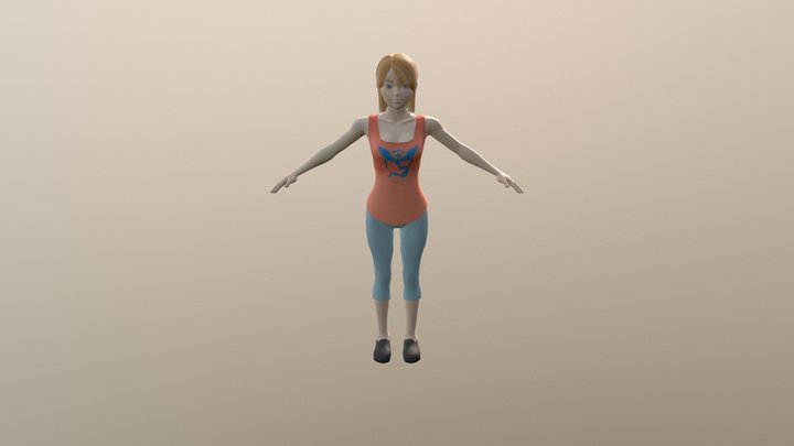 Nervous Mom 3D Model
