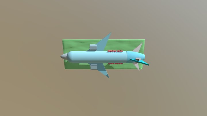 Airplane Model 3D Model
