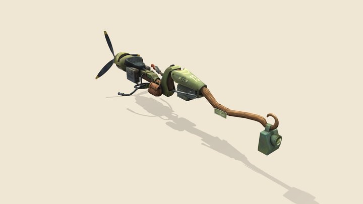 Witch's broom 3D Model