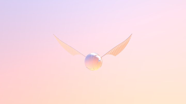 The GOLDEN SNITCH!! 3D Model