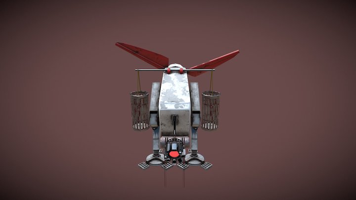 Turbine Mech 3D Model