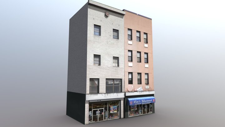 NYC Bronx Buildings 3D Model