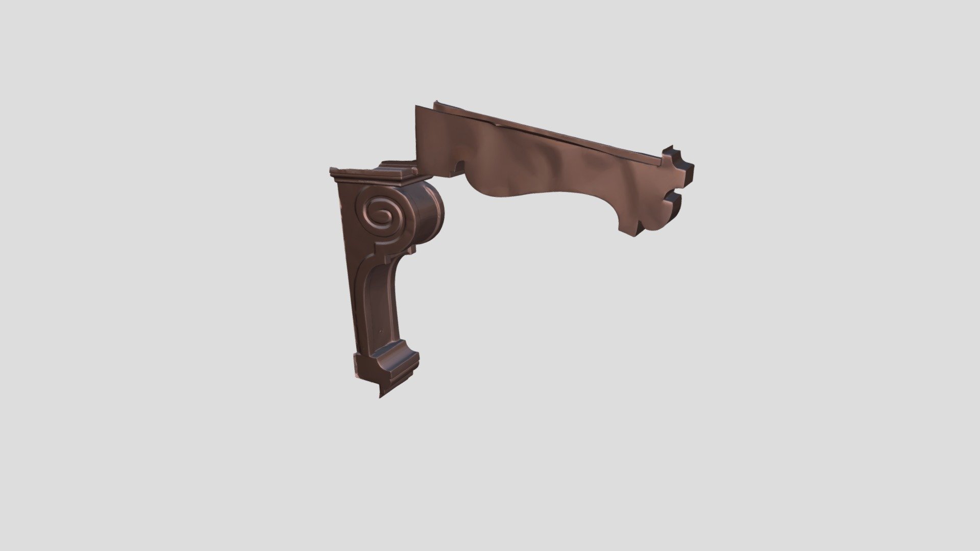 Single Cornice Feature from the Oxford Building — Sketchfab embed 3D viewer