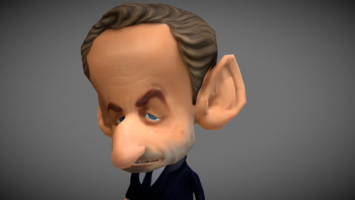 Political Man 3D Model