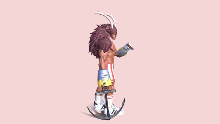 Captain Hoosktag 3D Model