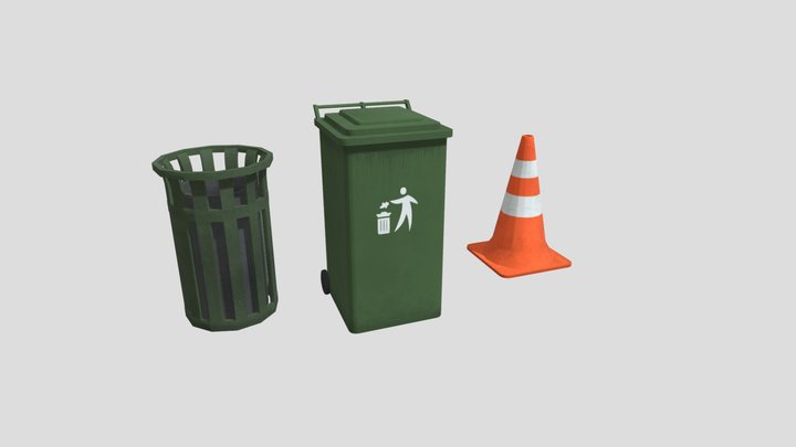 trash can 3D Model