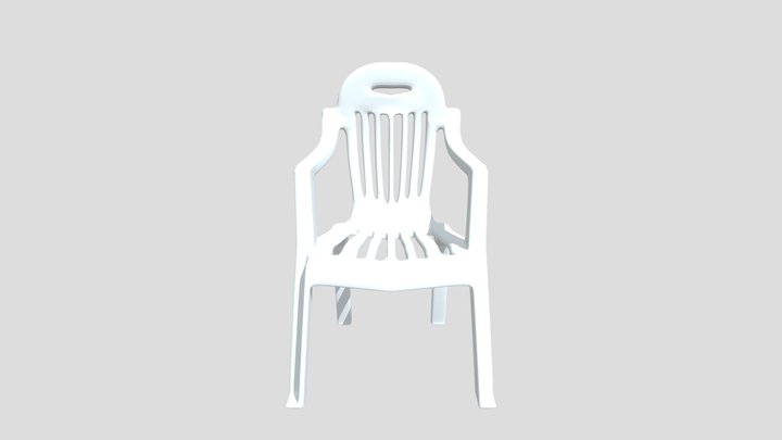 Mono-Chair Plastic 3D Model