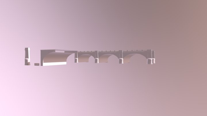 Modular Bridge 3D Model
