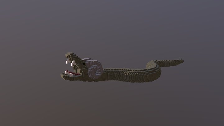 Horny snake 3D Model