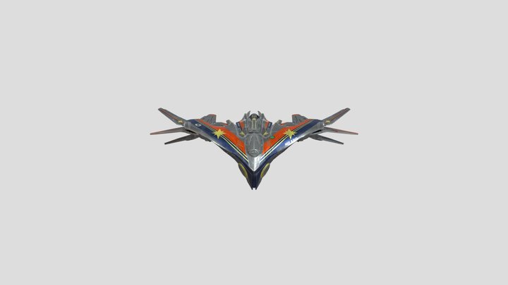 Captain Marvel Milano 3D Model