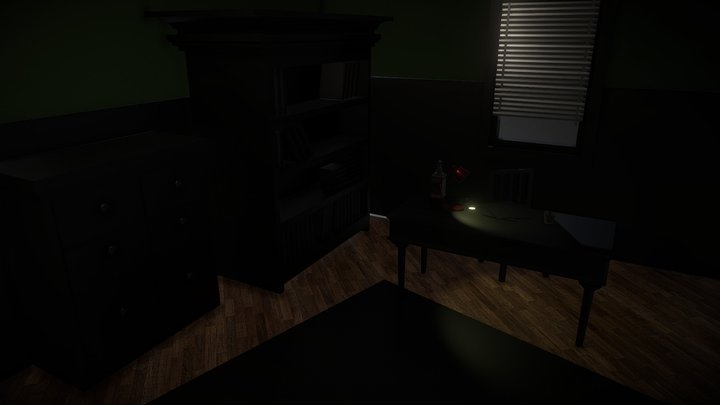 detective room 3D Model