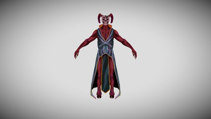 Wrath Sin Character 3D Model