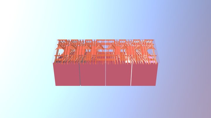 Esplanade - Plots 1 - 4 - Attic Trusses 3D Model