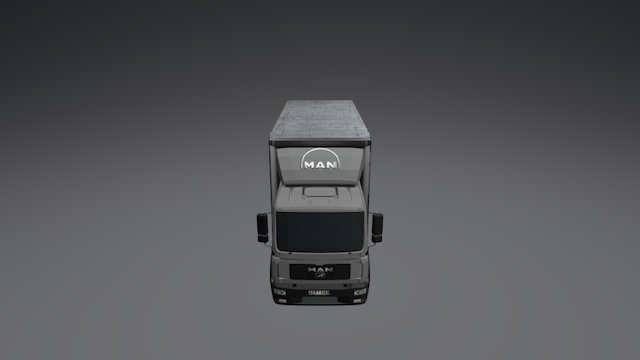 Truck - (LKW MANTGL): MAN 3D Model