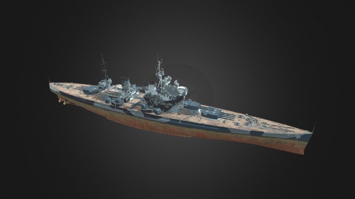 HMS King George V – Modèle 3D gratuit STL