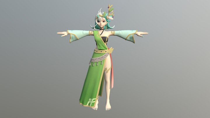 Palworld Lily Everheart 3D Model
