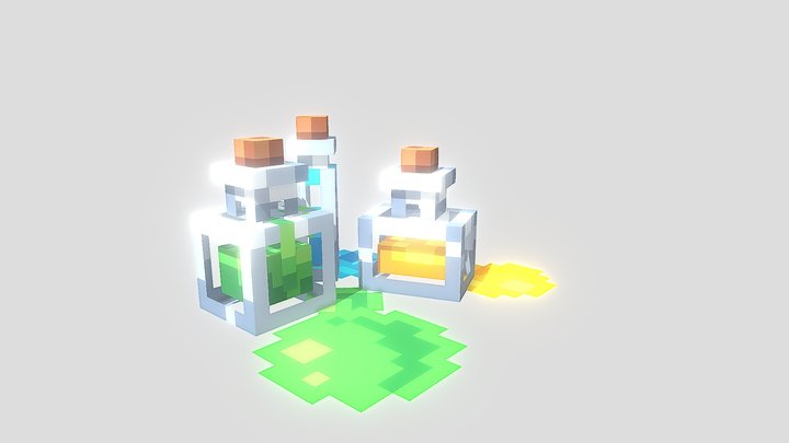 Potions 3D Model