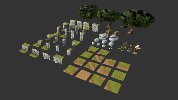 Enchanted Forest 3D Model