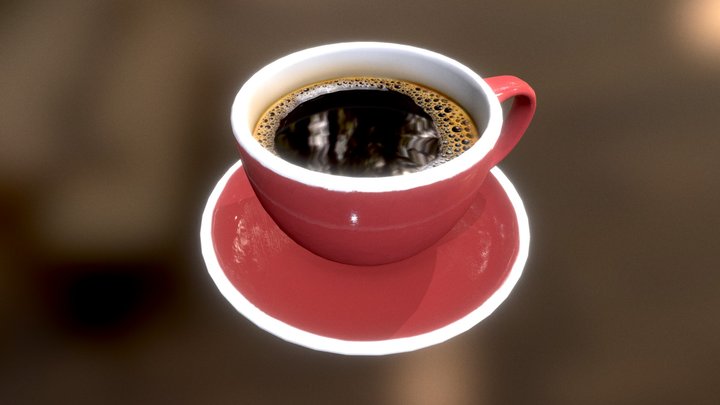 Coffee Americano 3D Model