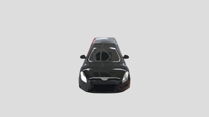 Low-poly van 3D Model