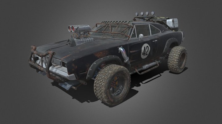 Rally Car 3D Model