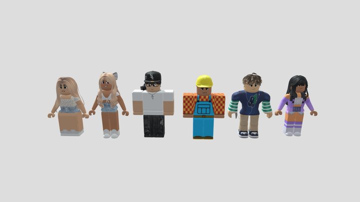 roblox characters 3D Model