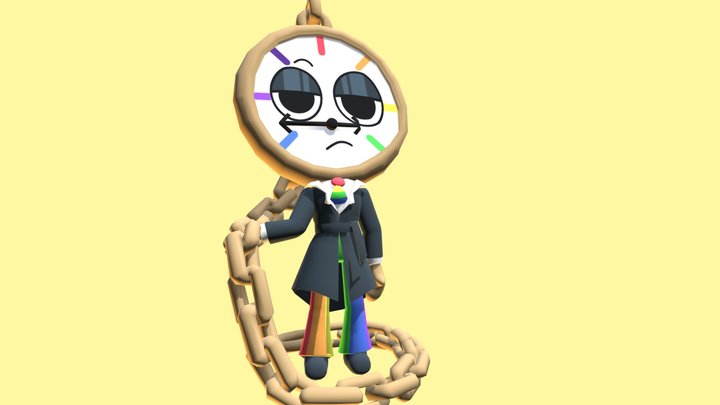 Dandys World Dyle Timesly (Rig & Animation) 3D Model