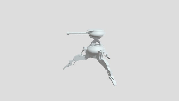 Droid Turret 3D Model