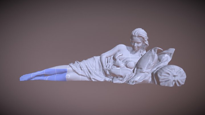 Plastic Madonna 3D Model