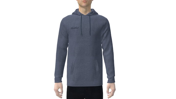 Hb Pch Script Hoodie 1 1 3D Model