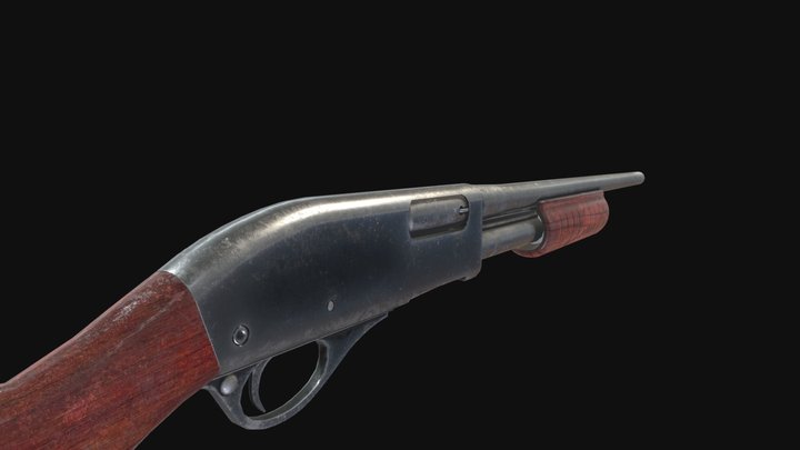 Shotgun 3D Model