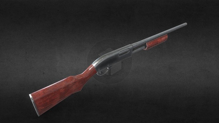 Shotgun 3D Model
