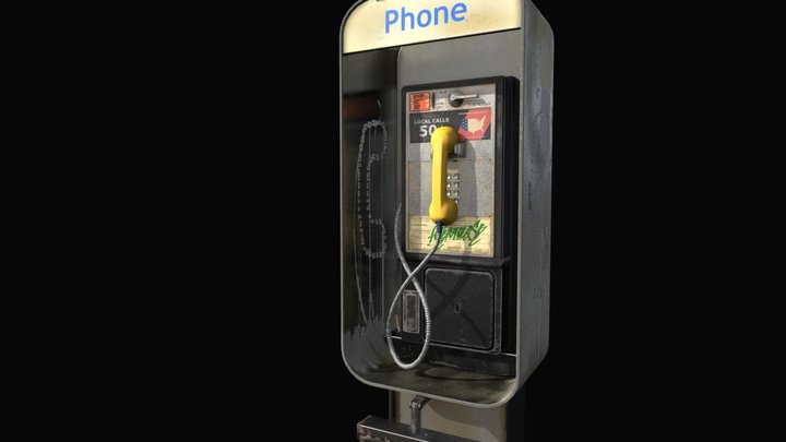 Payphone Prop 3D Model