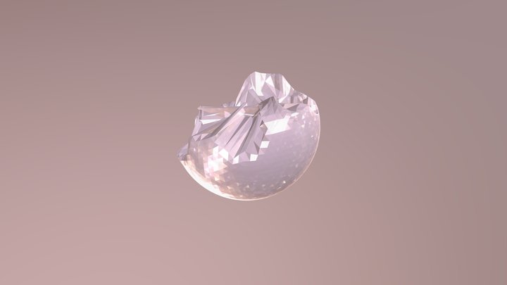 Crystal Disco Ball Sculpture 3D Model