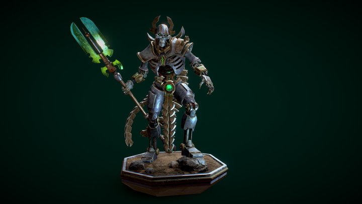 Necron Overlord 3D Model