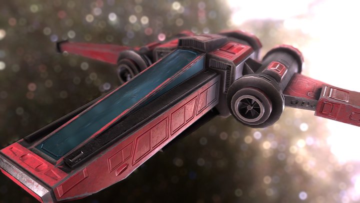 Space_Speeder_ 3D Model