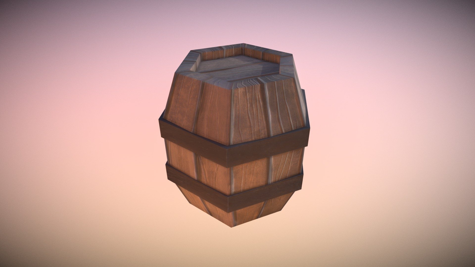 Barrel stylized low poly game ready - Buy Royalty Free 3D model by ...