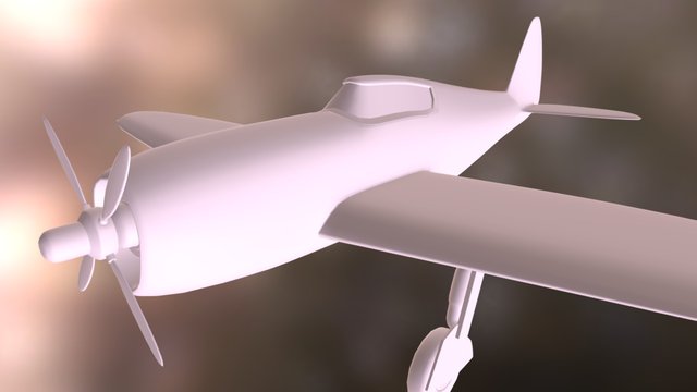 Republic p-47 thunderbolt 3D Model