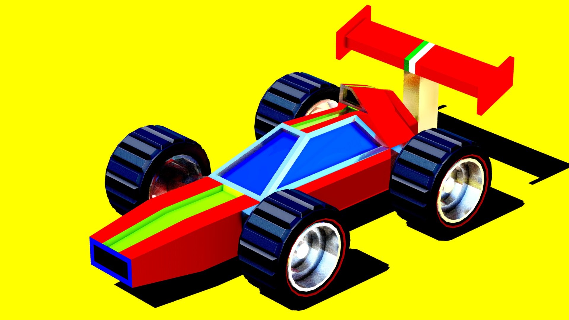 Lowpoly Racecar F700