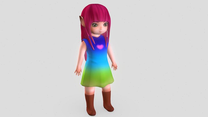 1st ever made character on Z brush 3D Model
