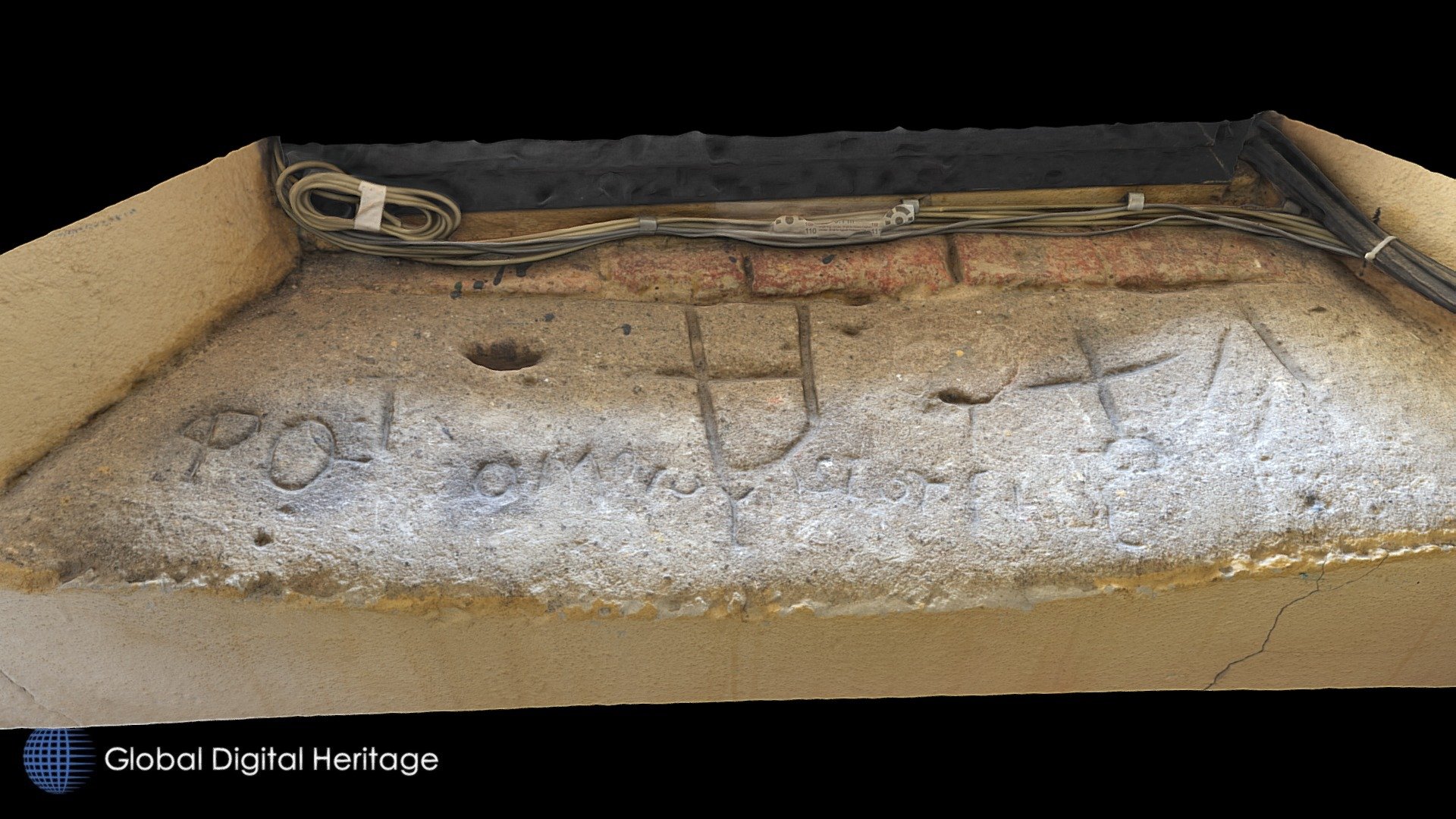 Med. Graffiti, Aldobrandeschi Castle, Arcidosso