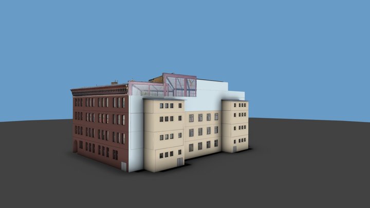Former Gerhart Hauptmann School in Kreuzberg 3D Model