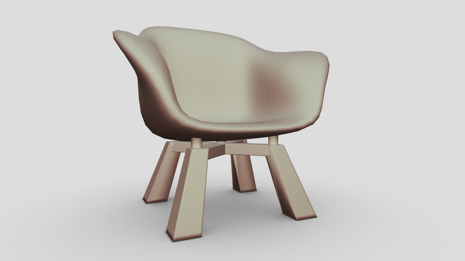 Arm Chair - 3D Model By Iluvjordii [90aabcf] - Sketchfab