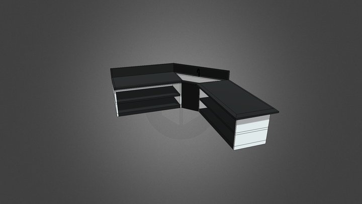 Counter Top Bar 3D Model