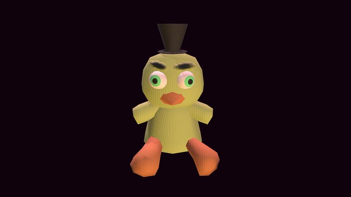 Chicken Plush 3D Model