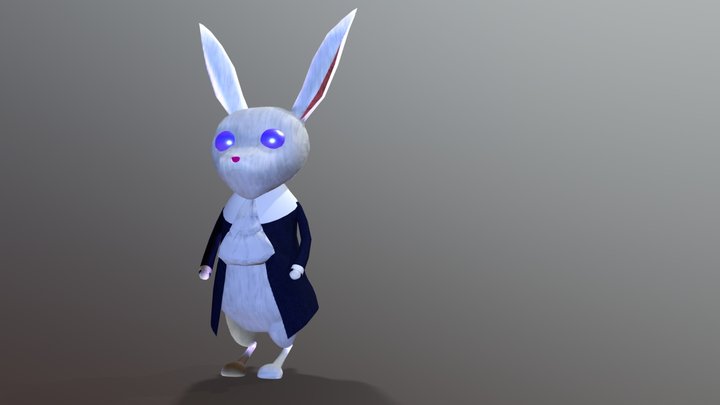 The White Rabbit 3D Model