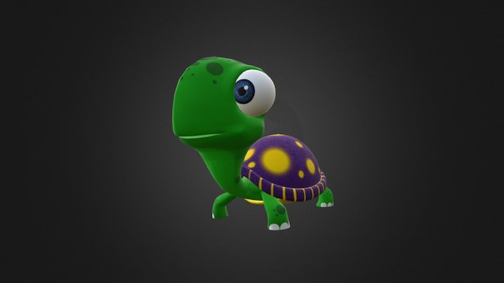 Little Turtle 3D Model