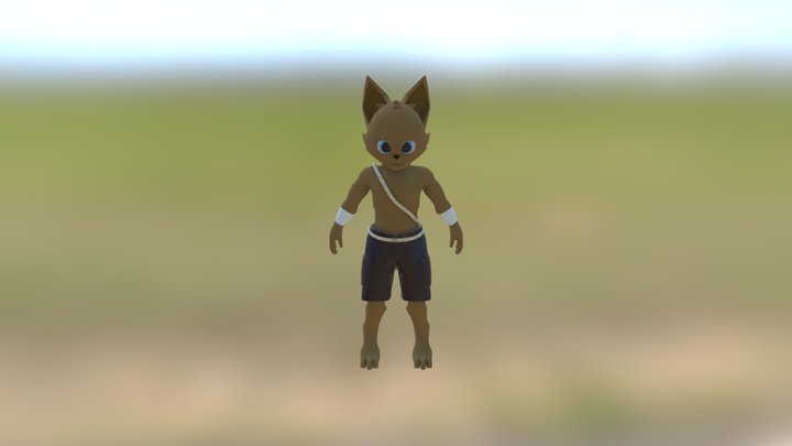Kien - Wild Warrior 3D Model