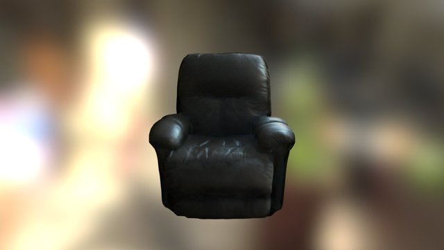 Recliner Chair Scan 3D Model